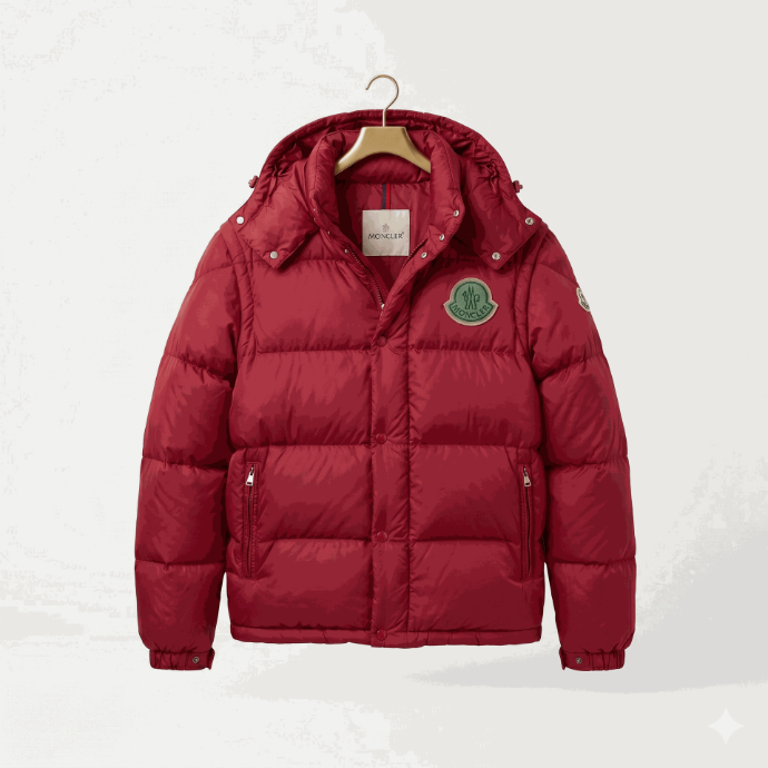 Moncler Maya Doudoune Rouge Taille L