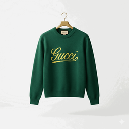 Pull en laine tricotée avec intarsia - GUCCI