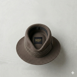 Maison Michel - Chapeau Fedora au Feutre - Taille Unique